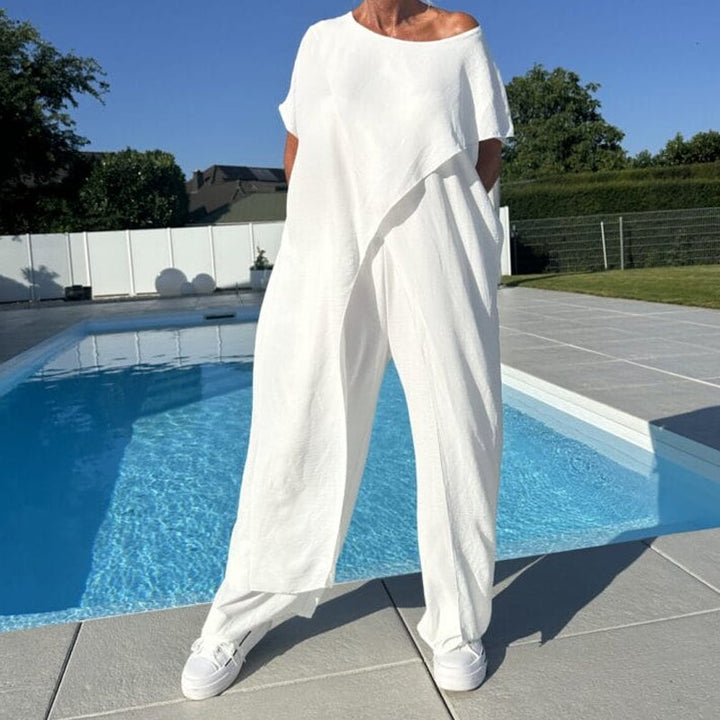 Aurelle | Asymmetric Flow Two-Piece Set