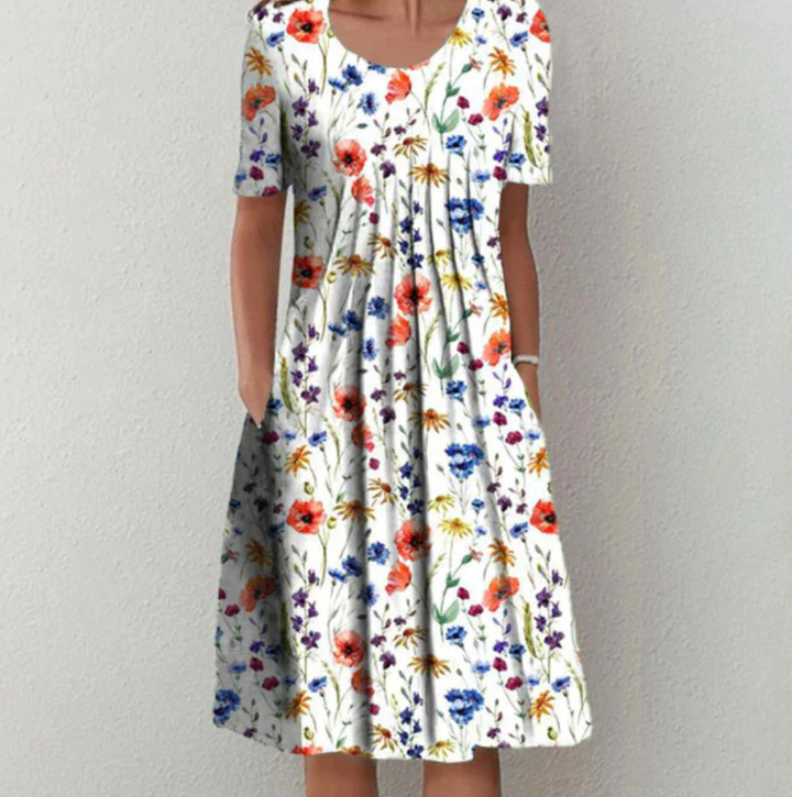 Zarielle | Vibrant and Breezy Women’s Midi Summer Dress