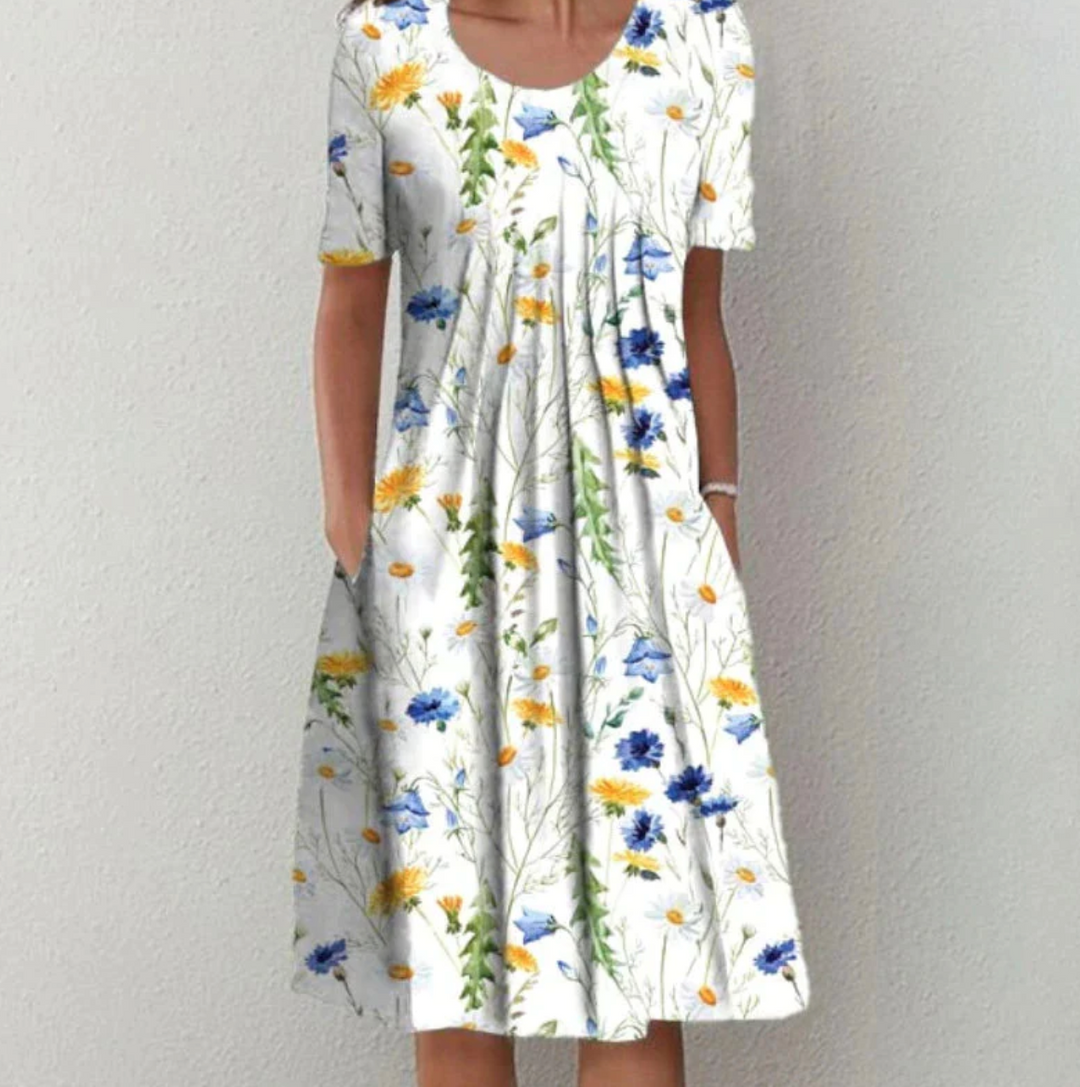 Zarielle | Vibrant and Breezy Women’s Midi Summer Dress