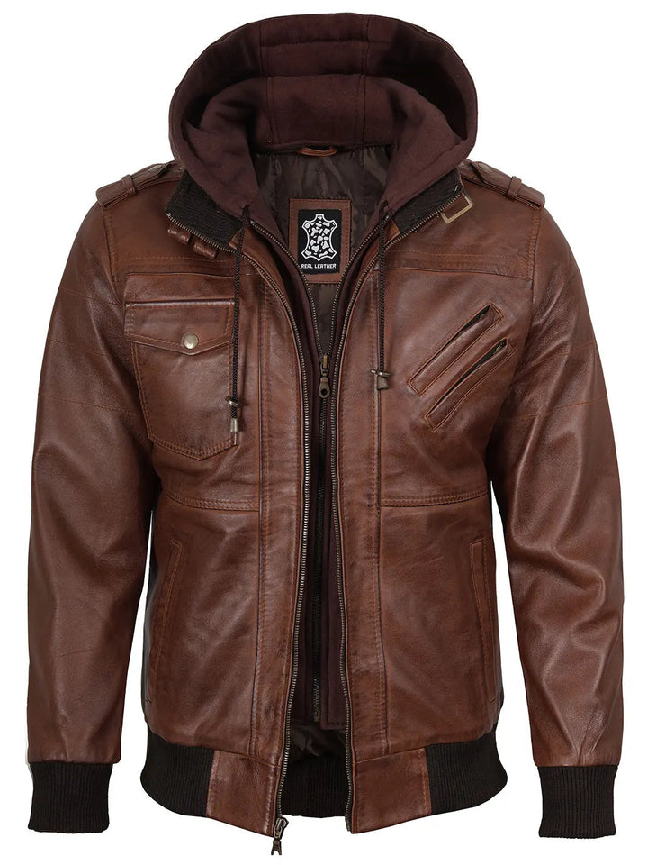 Edinburgh | Premium Herrenjacke aus echtem Lammleder