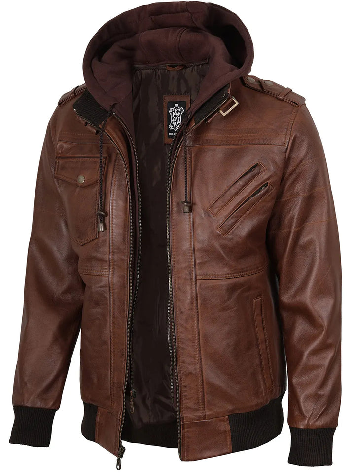 Edinburgh | Premium Herrenjacke aus echtem Lammleder