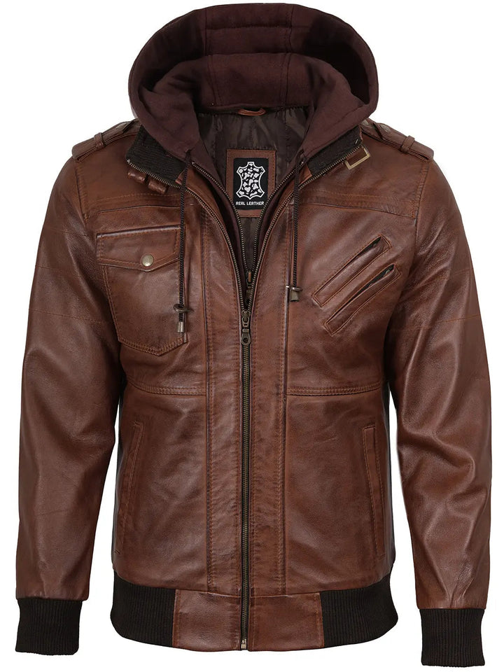 Edinburgh | Premium Herrenjacke aus echtem Lammleder