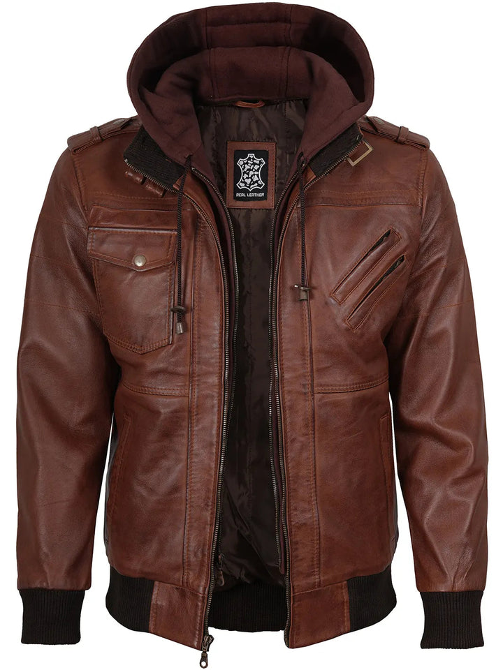 Edinburgh | Premium Herrenjacke aus echtem Lammleder