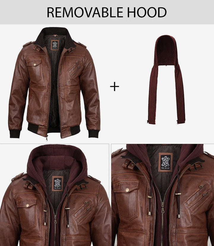 Edinburgh | Premium Herrenjacke aus echtem Lammleder