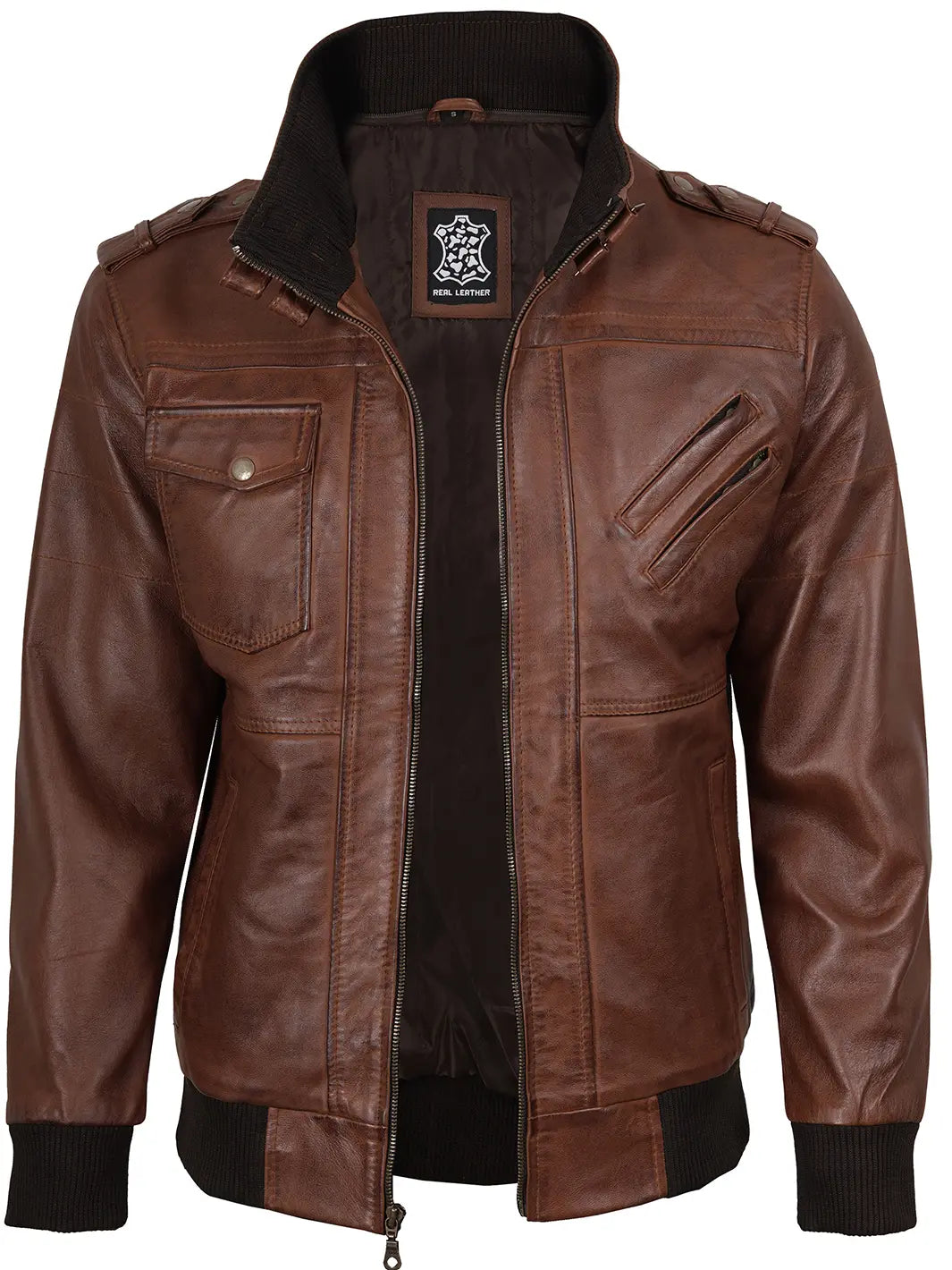 Edinburgh | Premium Herrenjacke aus echtem Lammleder