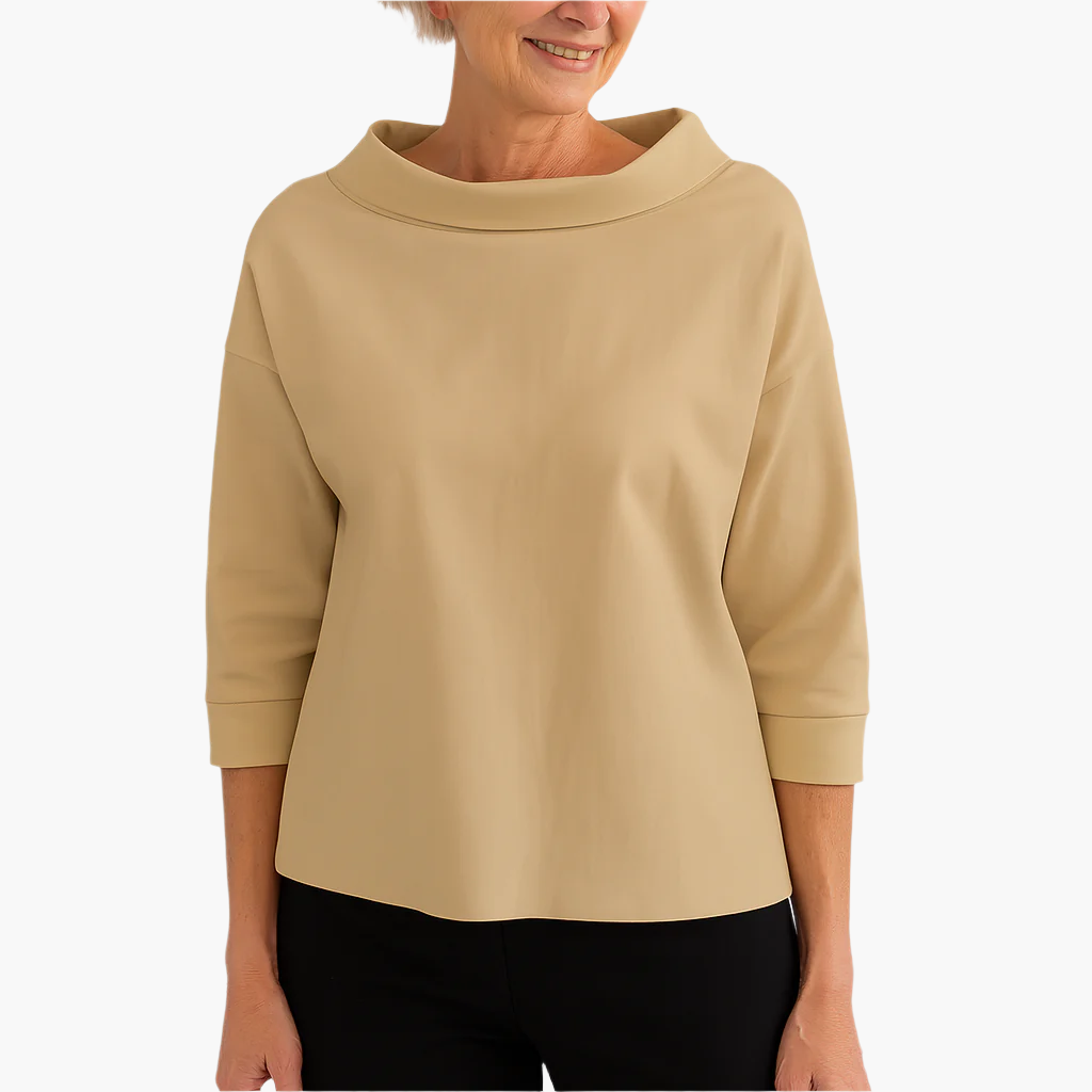 Aveline | Elegant Women’s Stand Collar Top