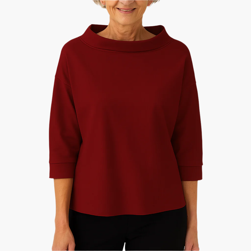 Aveline | Elegant Women’s Stand Collar Top
