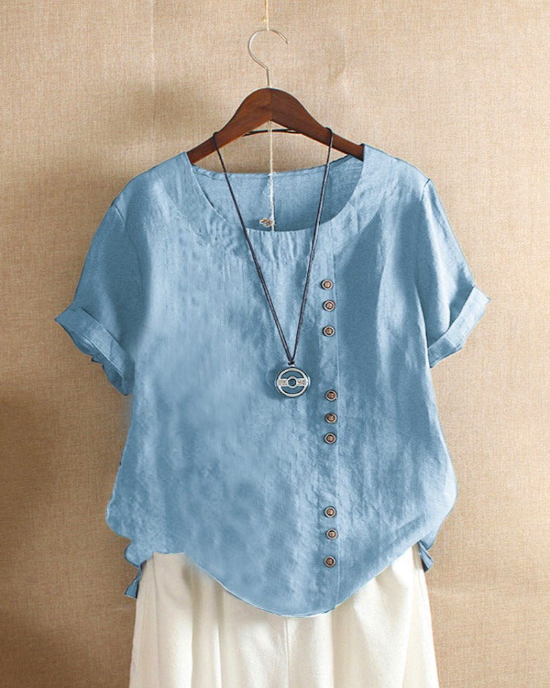Liora | Elegant Button-Down Blouse for Women