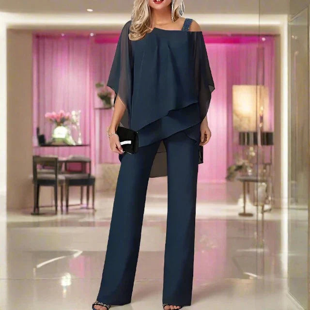 Solmara | Elegantes Chiffon-Set für Damen