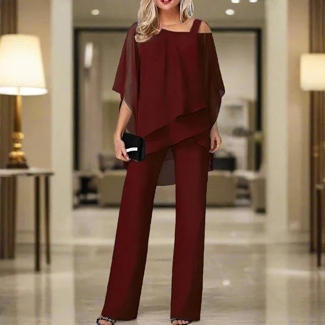 Solmara | Elegantes Chiffon-Set für Damen