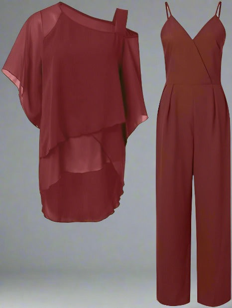 Solmara | Elegantes Chiffon-Set für Damen