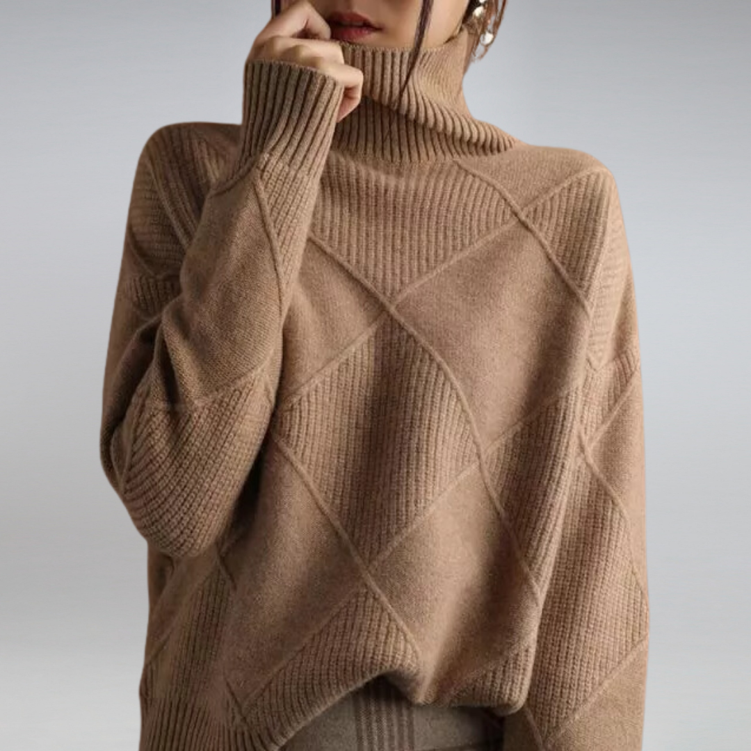 Lucy | Turtleneck Cashmere Sweater