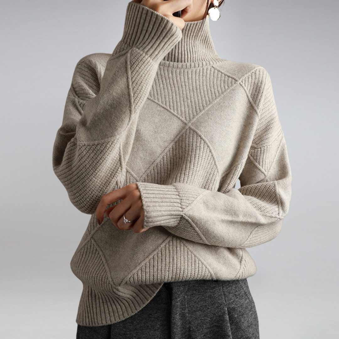 Lucy | Turtleneck Cashmere Sweater