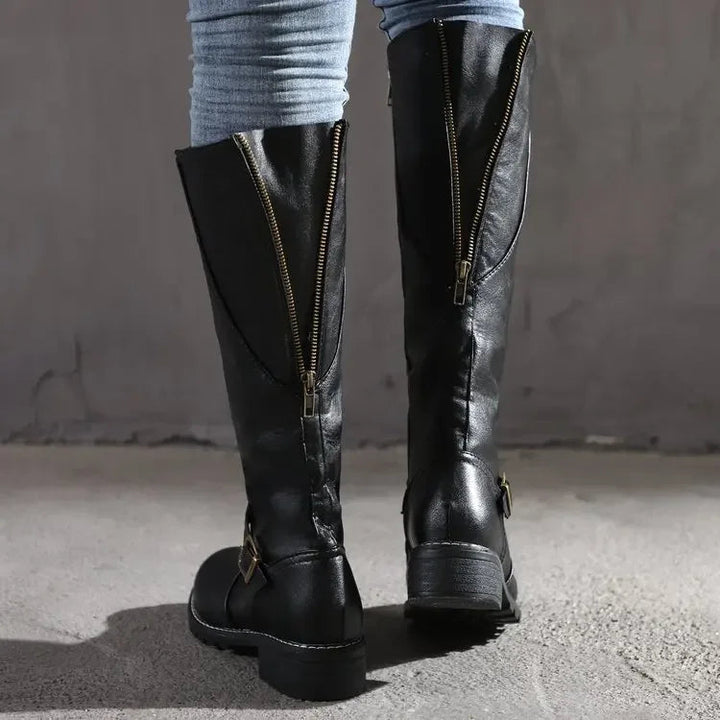 Sandra | Elegante kniehohe Stiefel für Damen