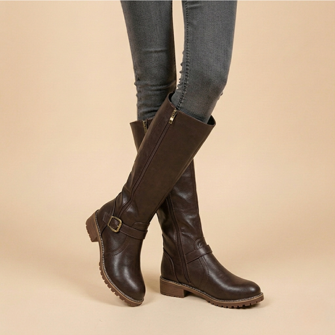 Sandra | Elegante kniehohe Stiefel für Damen