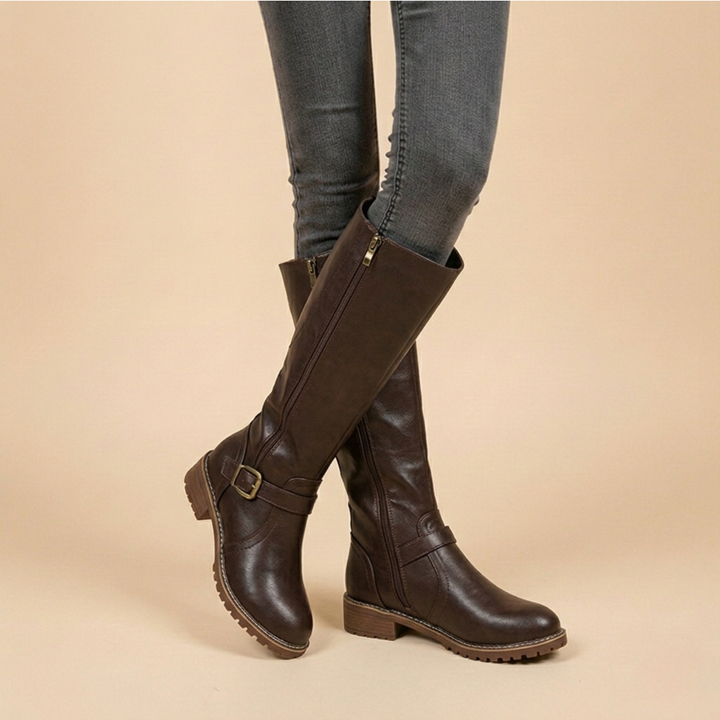 Sandra | Elegante kniehohe Stiefel für Damen