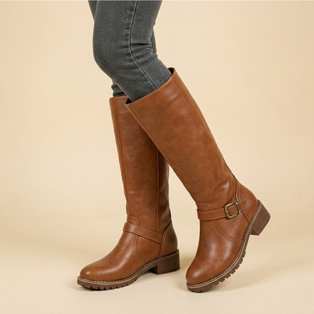 Sandra | Elegante kniehohe Stiefel für Damen