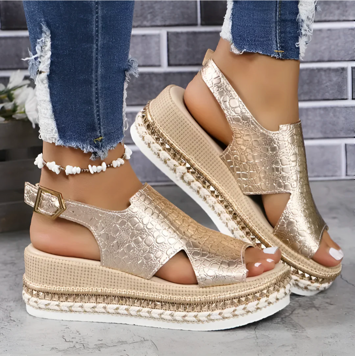 Elmira | Orthopedic Leather Sandals