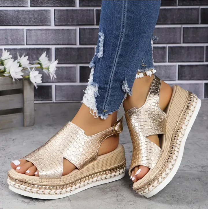 Elmira | Orthopedic Leather Sandals