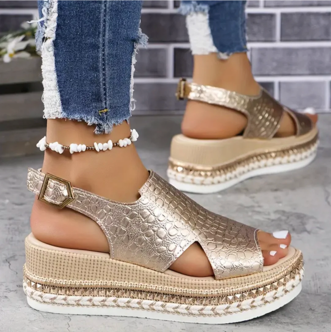Elmira | Orthopedic Leather Sandals