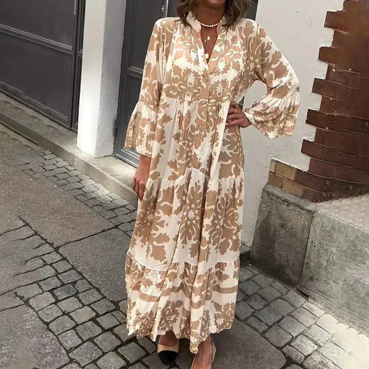 Sienna | Women’s Paisley Long Sleeve Mini Dress