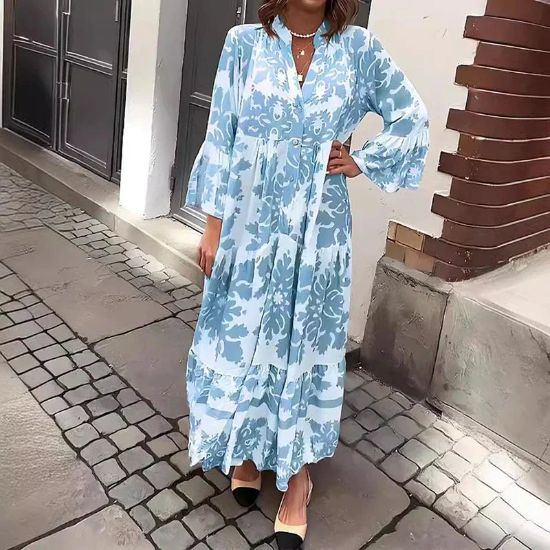 Sienna | Women’s Paisley Long Sleeve Mini Dress