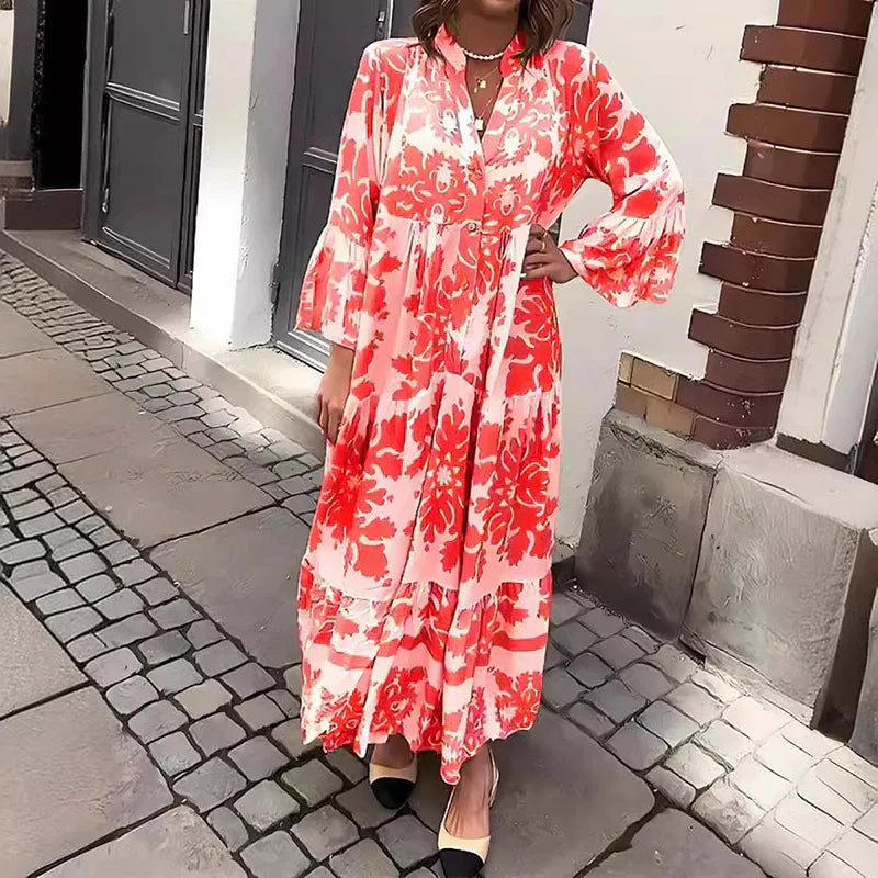 Sienna | Women’s Paisley Long Sleeve Mini Dress