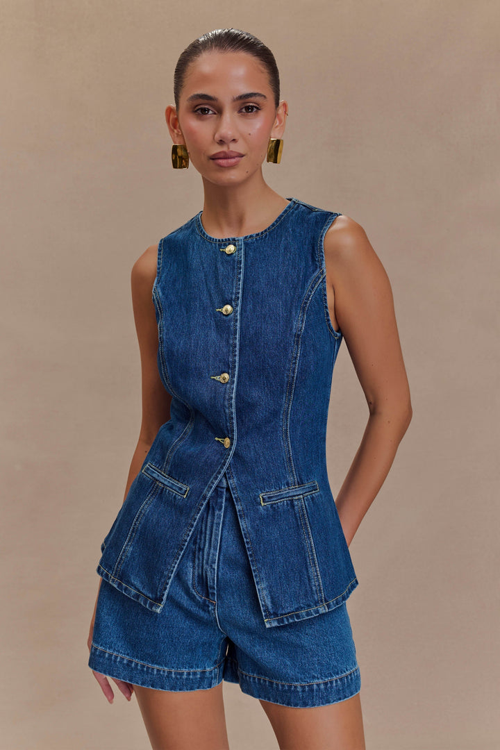 Aria | Chic Denim Two-Piece Set