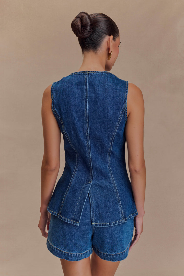 Aria | Chic Denim Two-Piece Set