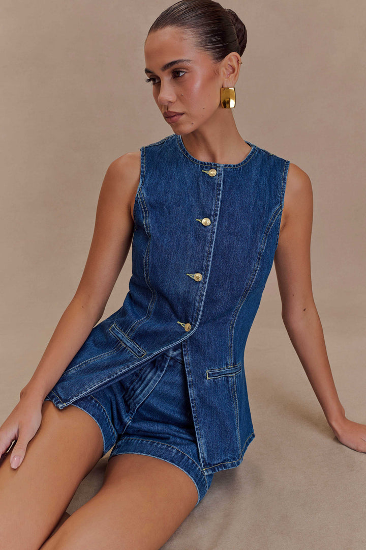 Aria | Chic Denim Two-Piece Set
