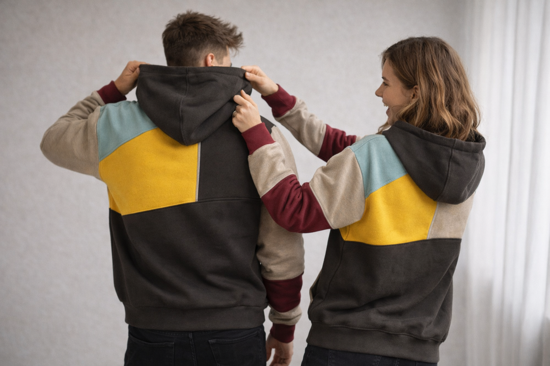 Kaelix | Color-Block Streetwear Unisex Hoodie