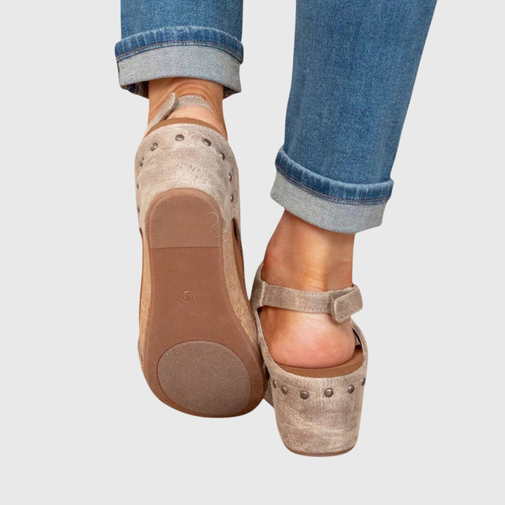 Amelia | Elegant Orthopedic Wedge Sandals