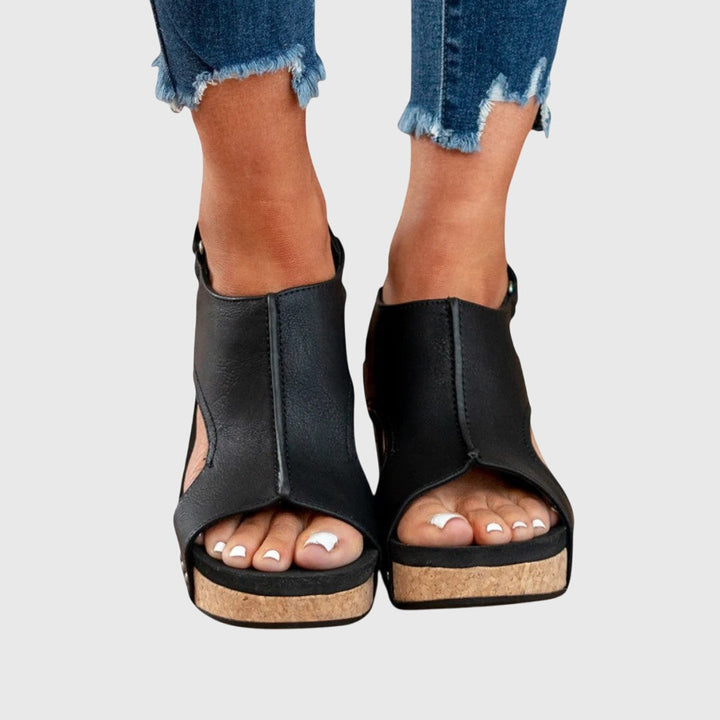 Amelia | Elegant Orthopedic Wedge Sandals