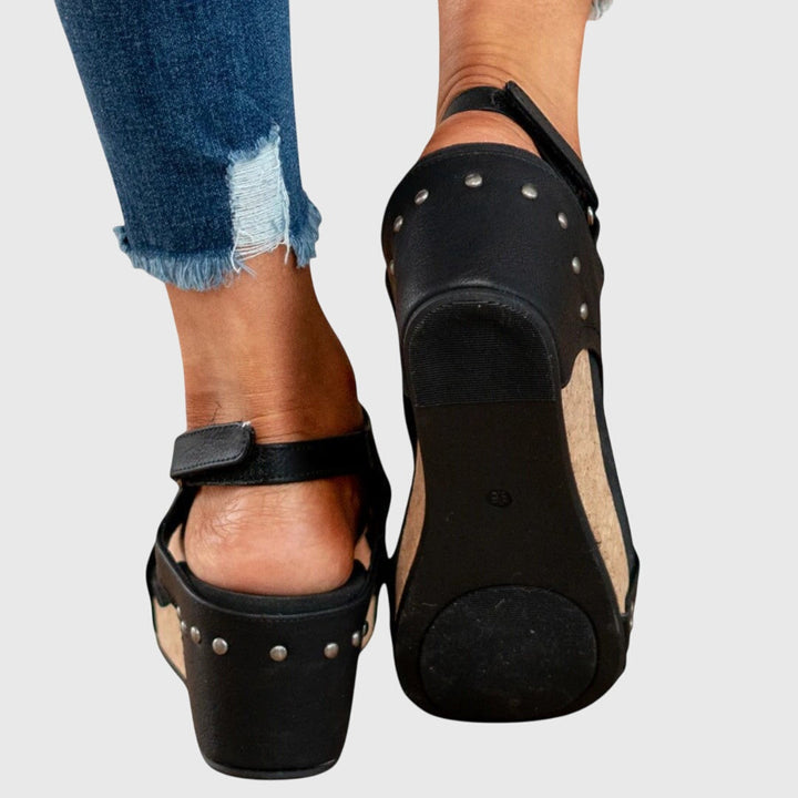 Amelia | Elegant Orthopedic Wedge Sandals