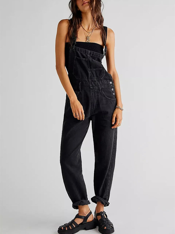 Mirelle | Stretch-Jeans-Latzhose im klassischen Stil