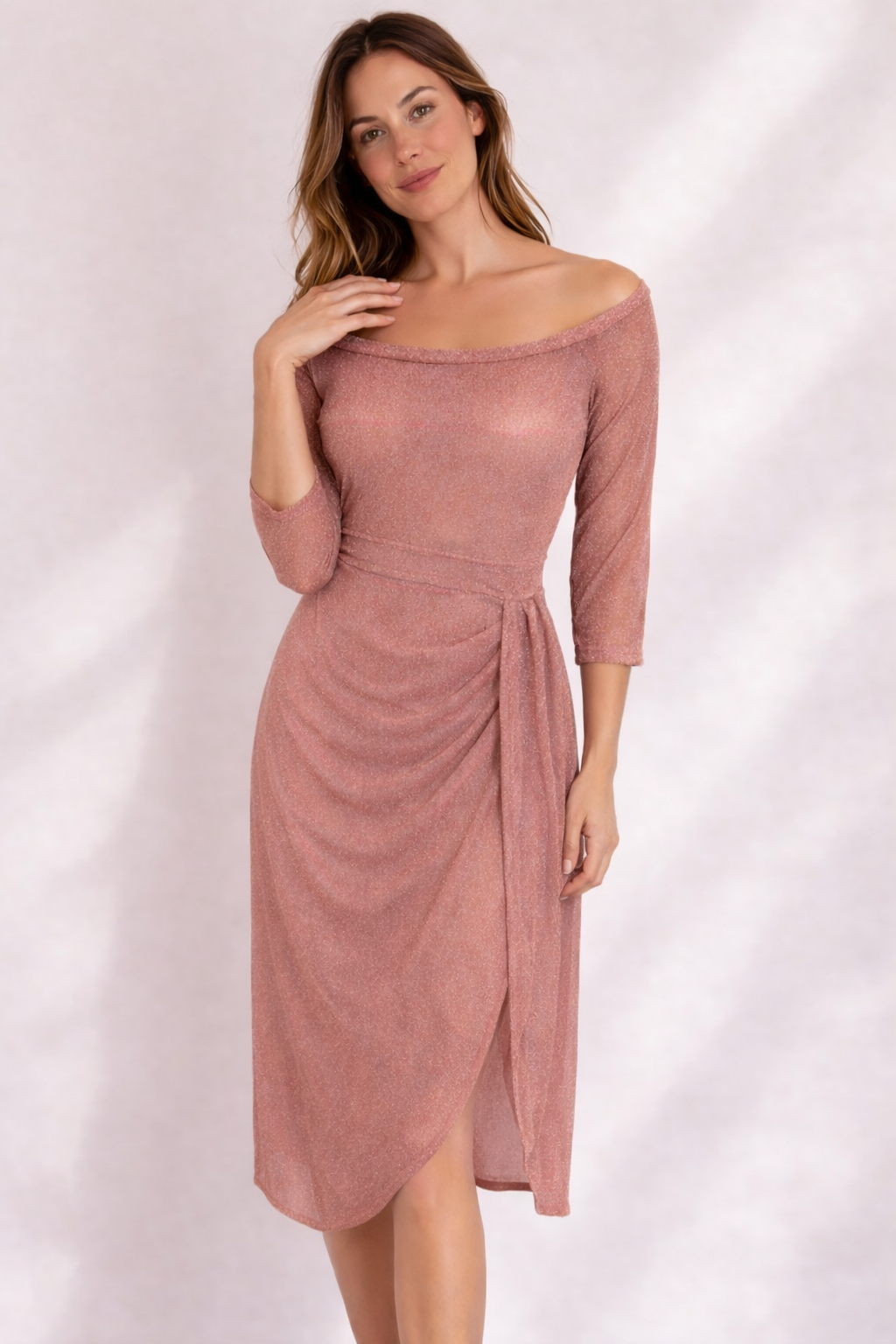 Fayla | Elegant &amp; Stylish Off-Shoulder Dress
