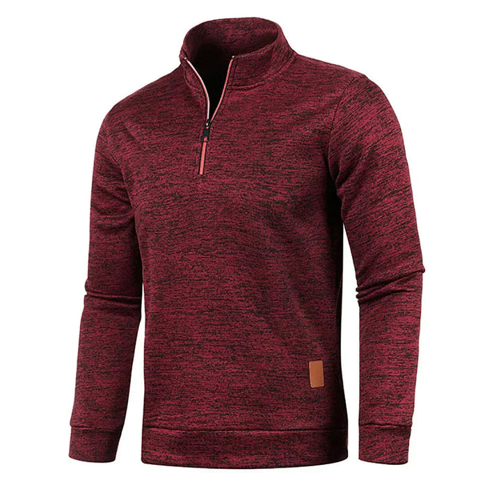 Fenton | Stylisches Herren-Sweatshirt mit halbem Reißverschluss