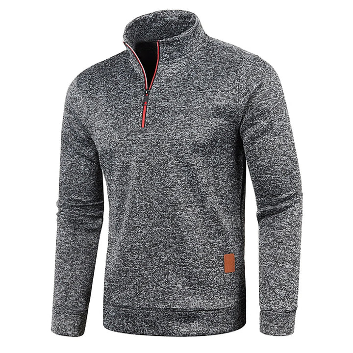 Fenton | Stylisches Herren-Sweatshirt mit halbem Reißverschluss