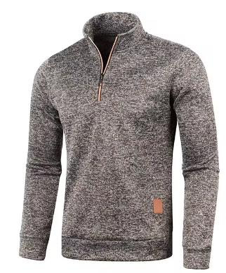 Fenton | Stylisches Herren-Sweatshirt mit halbem Reißverschluss
