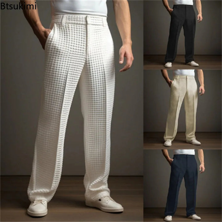 James | Premium-Hose mit Waffelstruktur und entspanntem Schnitt