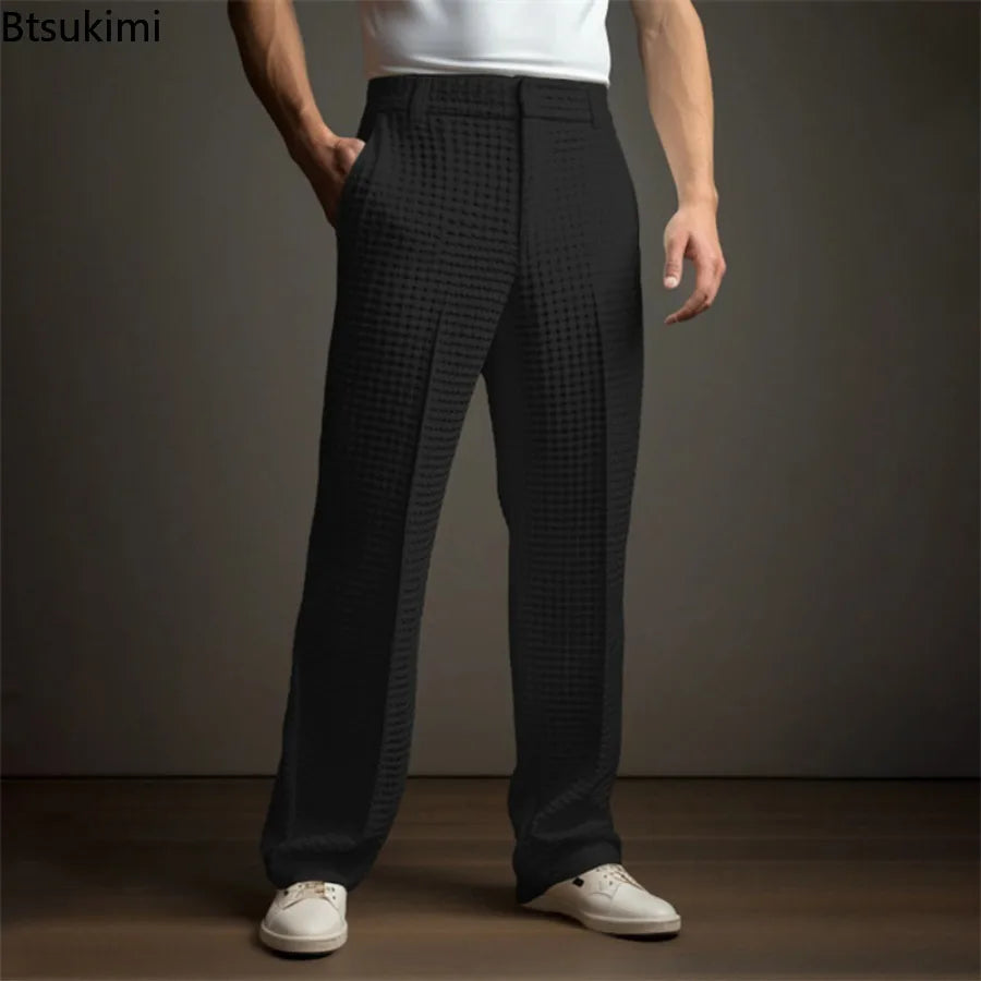 James | Premium-Hose mit Waffelstruktur und entspanntem Schnitt