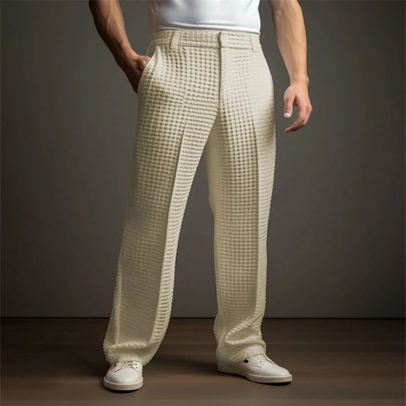 James | Premium-Hose mit Waffelstruktur und entspanntem Schnitt