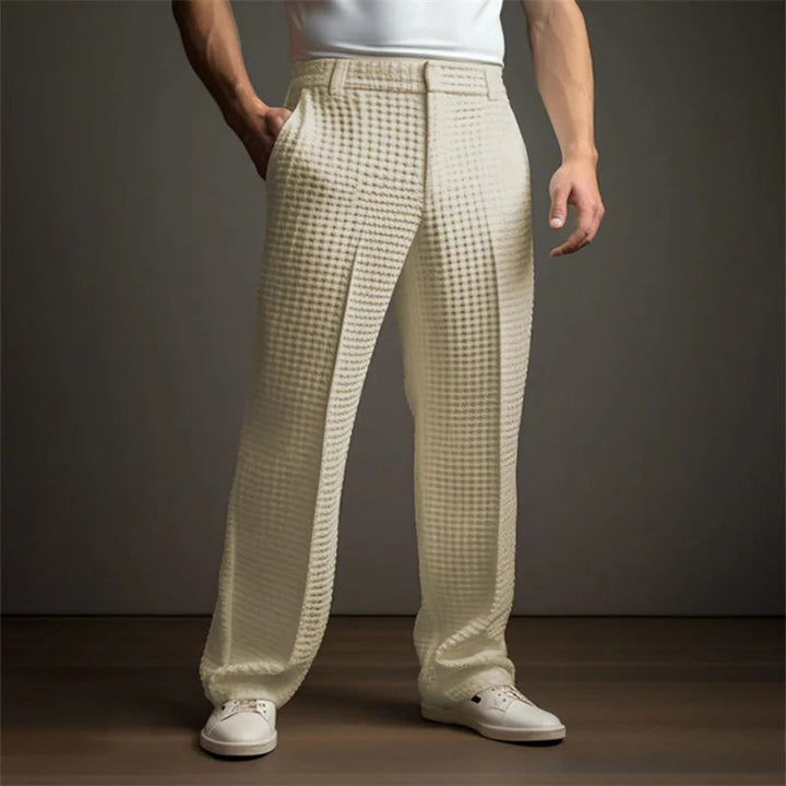 James | Premium-Hose mit Waffelstruktur und entspanntem Schnitt