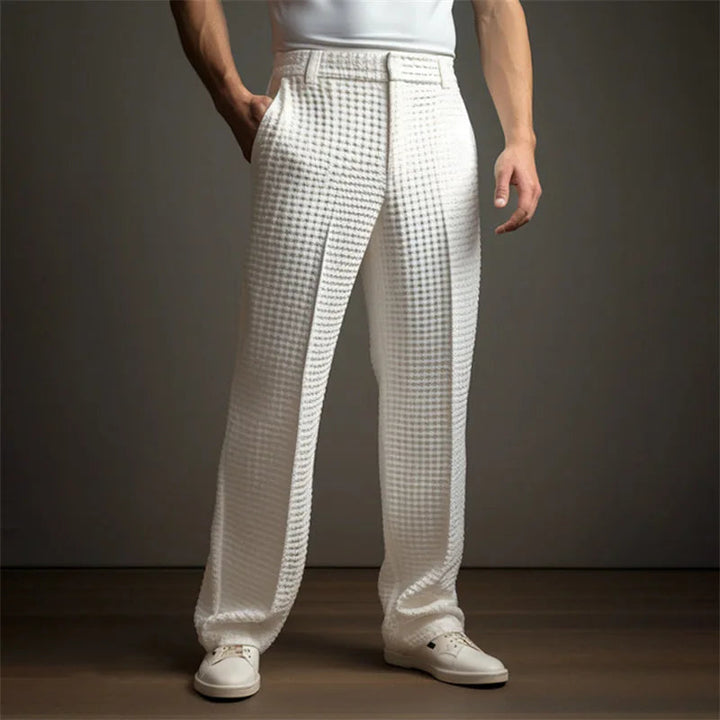 James | Premium-Hose mit Waffelstruktur und entspanntem Schnitt