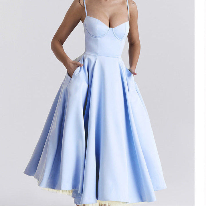 Amelisse | Romantic Bustier High-Low Tulle Dress