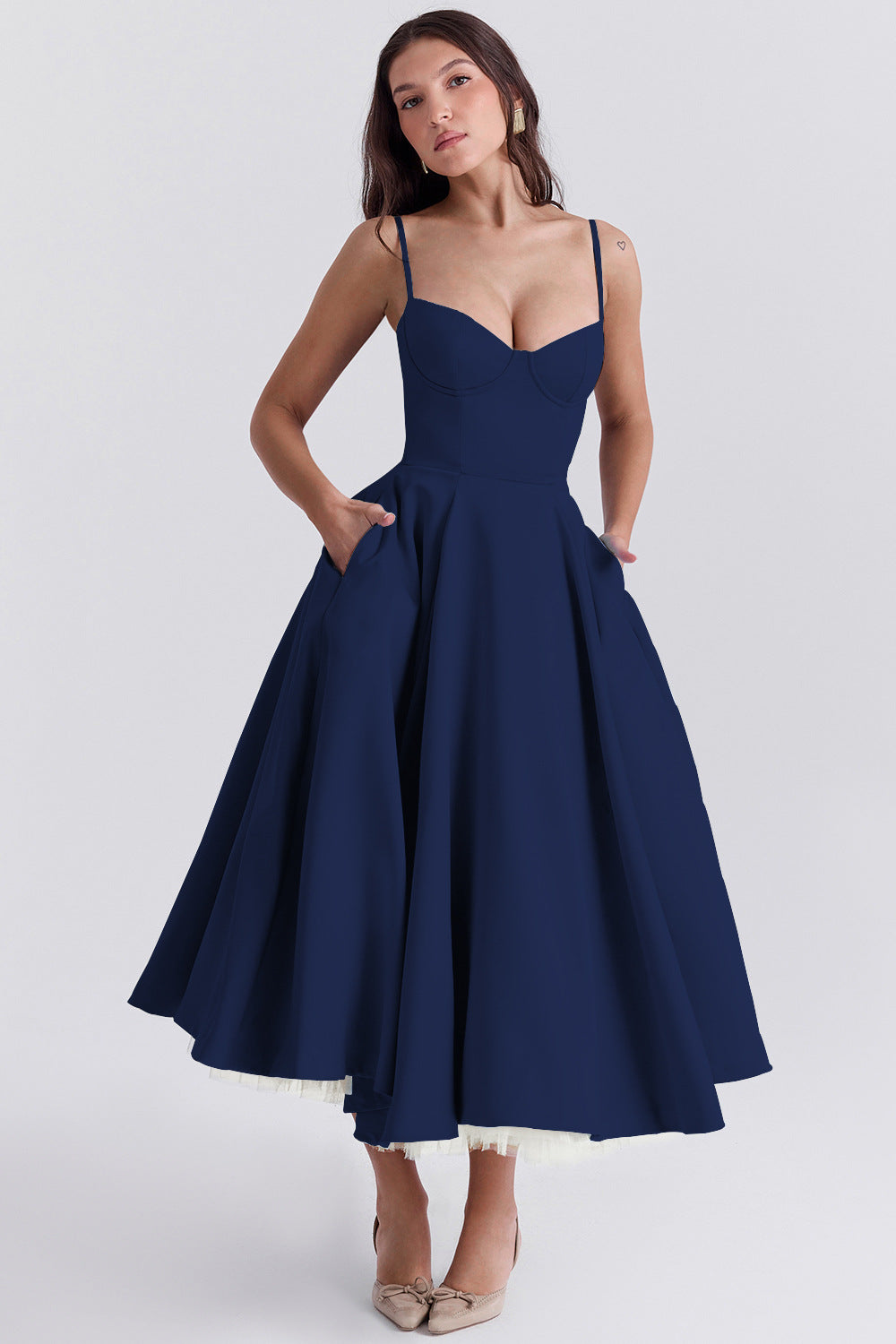 Amelisse | Romantic Bustier High-Low Tulle Dress