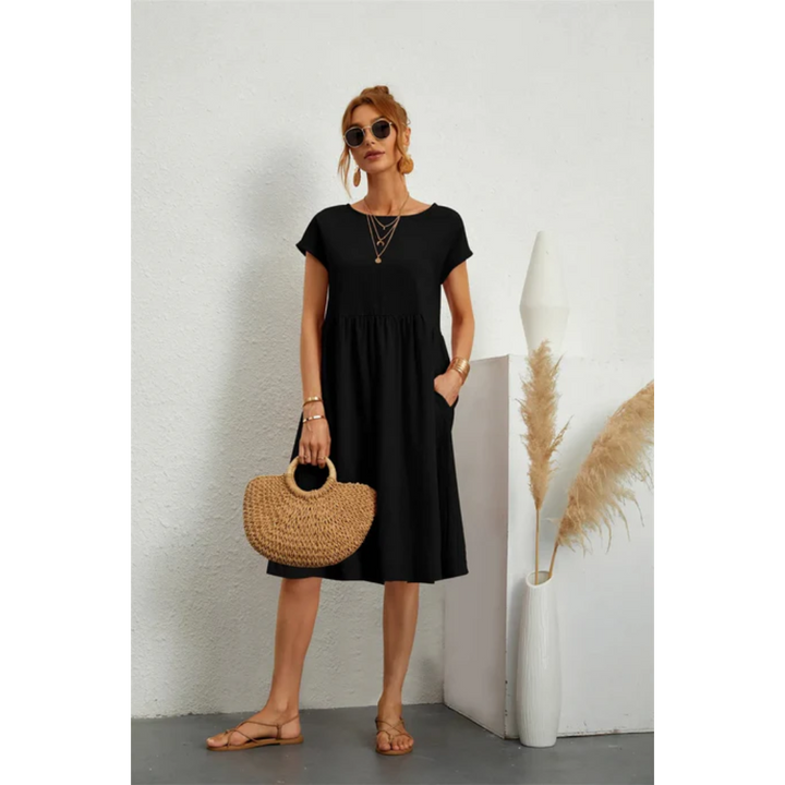 Elowen | Elegantes tailliertes Midikleid