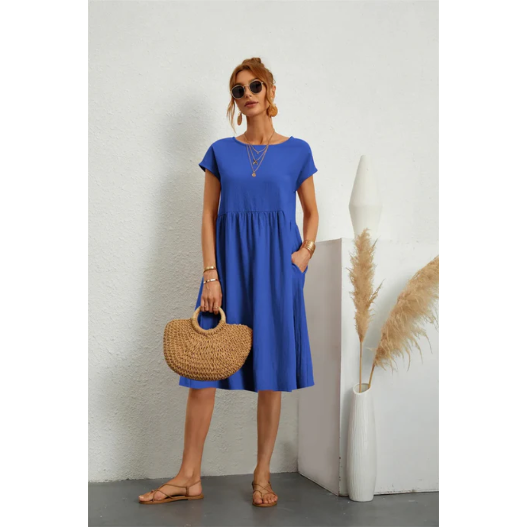 Elowen | Elegantes tailliertes Midikleid