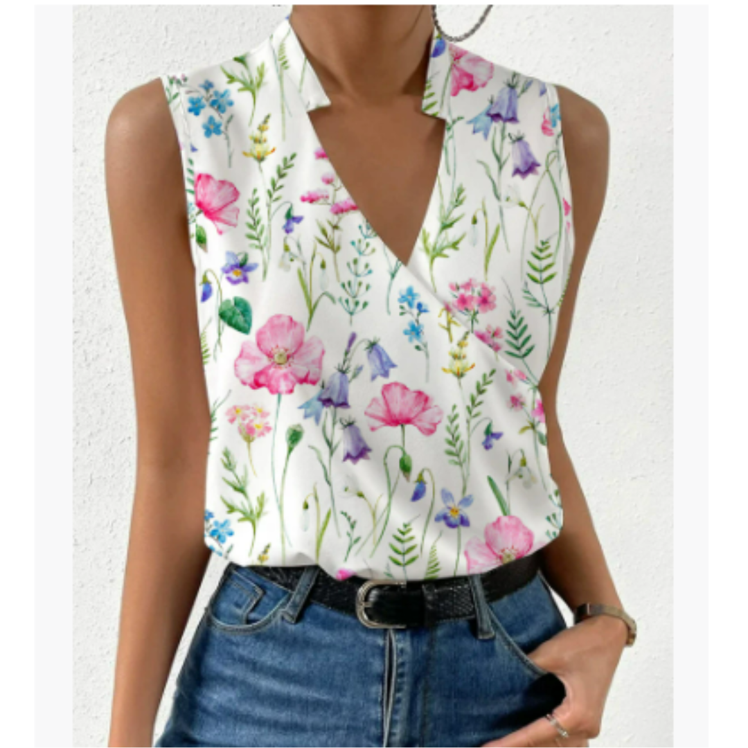 Aurelia | Breezy V-Neck Summer Top