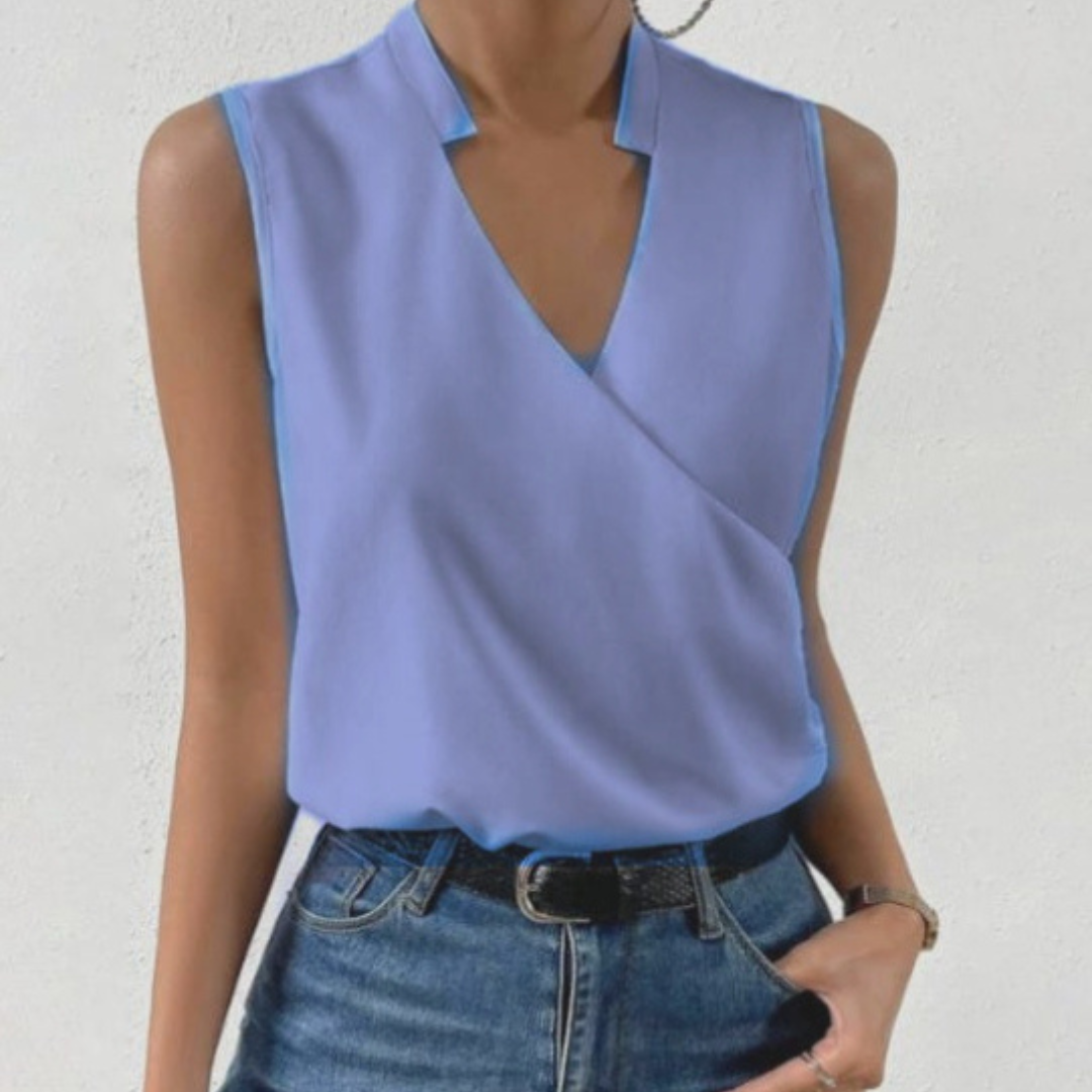 Aurelia | Breezy V-Neck Summer Top